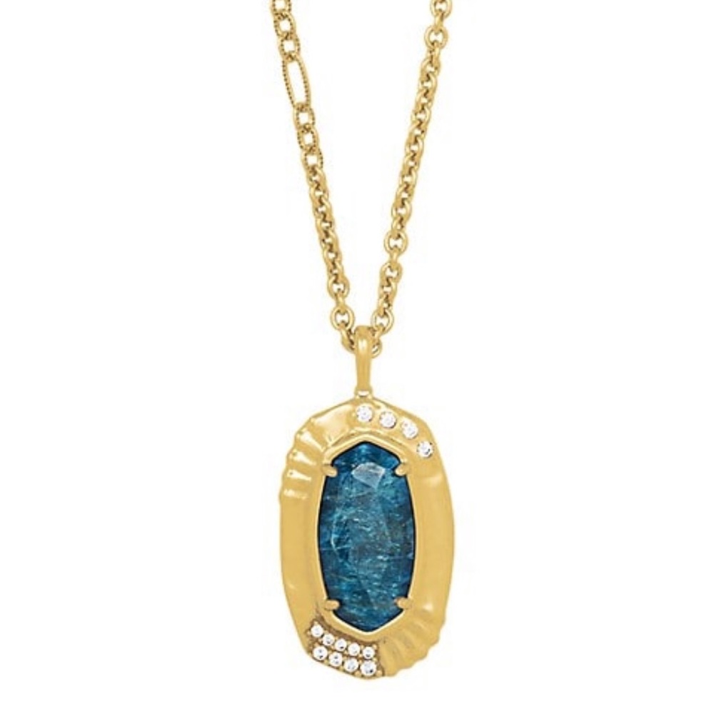 Anna 14K Goldplated Pendant Necklace